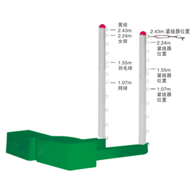 JZ-1418 移動式排羽網(wǎng)三用柱